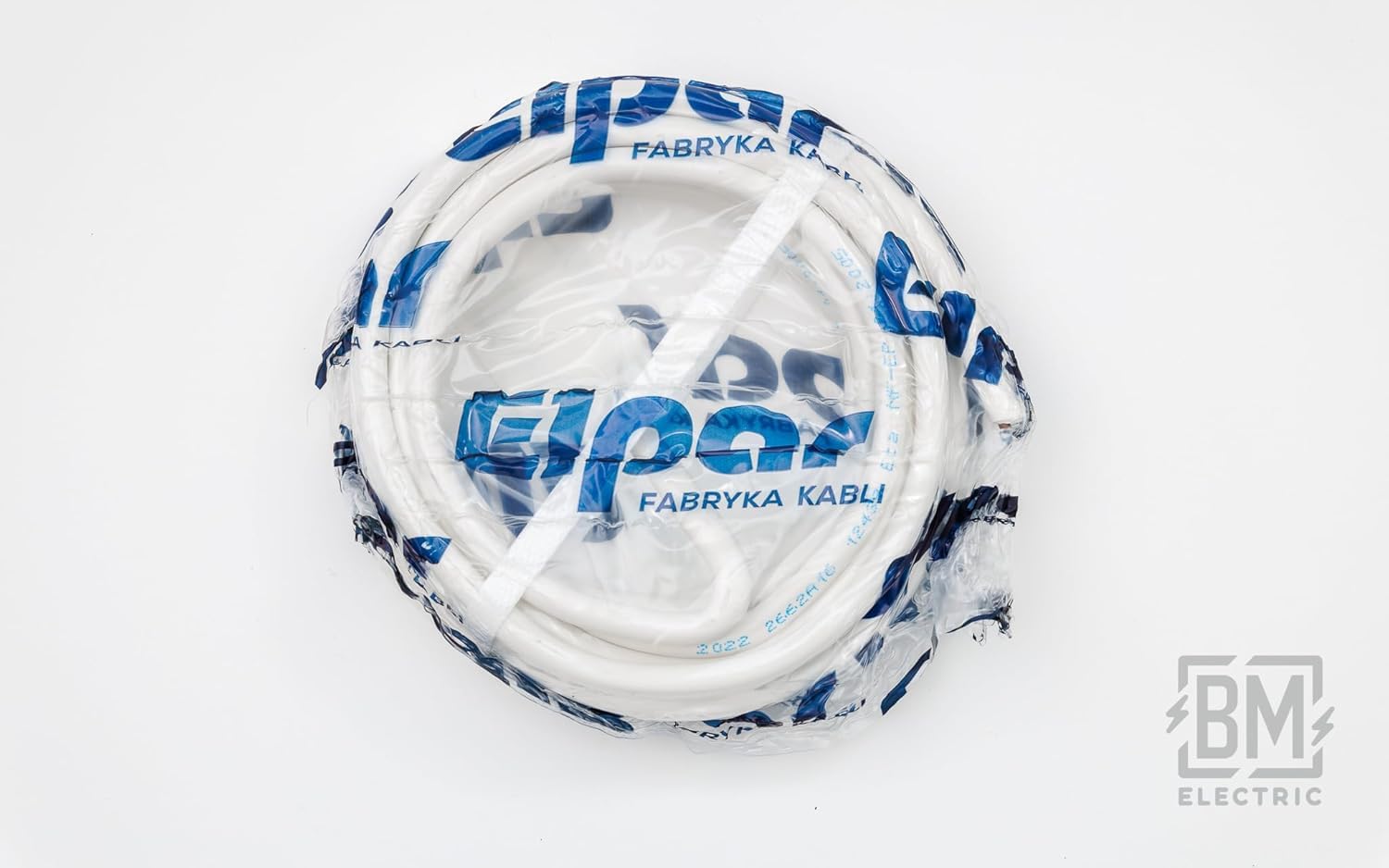 Elpar Câble d'alimentation NYM-J haute performance 3 x 1,5 mm², blanc, robuste, flexible, certifié de sécurité, économe en énergie, longue durée de vie (15 m) pour appareils ménagers et installations