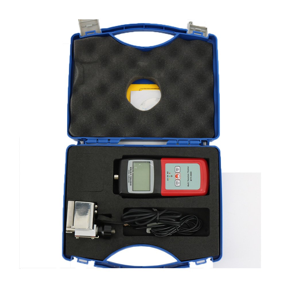 Belt Tension Tester Meter Belt Tension Measuring Gauge with LCD Display