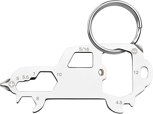 Miniatura 8 de Regalos para el día de San Valentín para él y hombres, llavero multiherramienta 15 en 1 de bolsillo, herramientas para abridor de botellas,