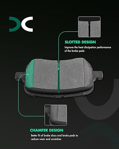 Vista 177 de SCITOO - Juego de pastillas de freno de cerámica