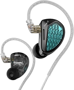 KZ Sonata X in Ear Monitor Headphones, HiFi Wired IEM Earbuds with MIC, UP-Grade Total 28 BA Drivers, 4 Tuning Switches, Deep Bass IEMS, Professional Studio Headphones for Audiophiles3.5 mm Jack