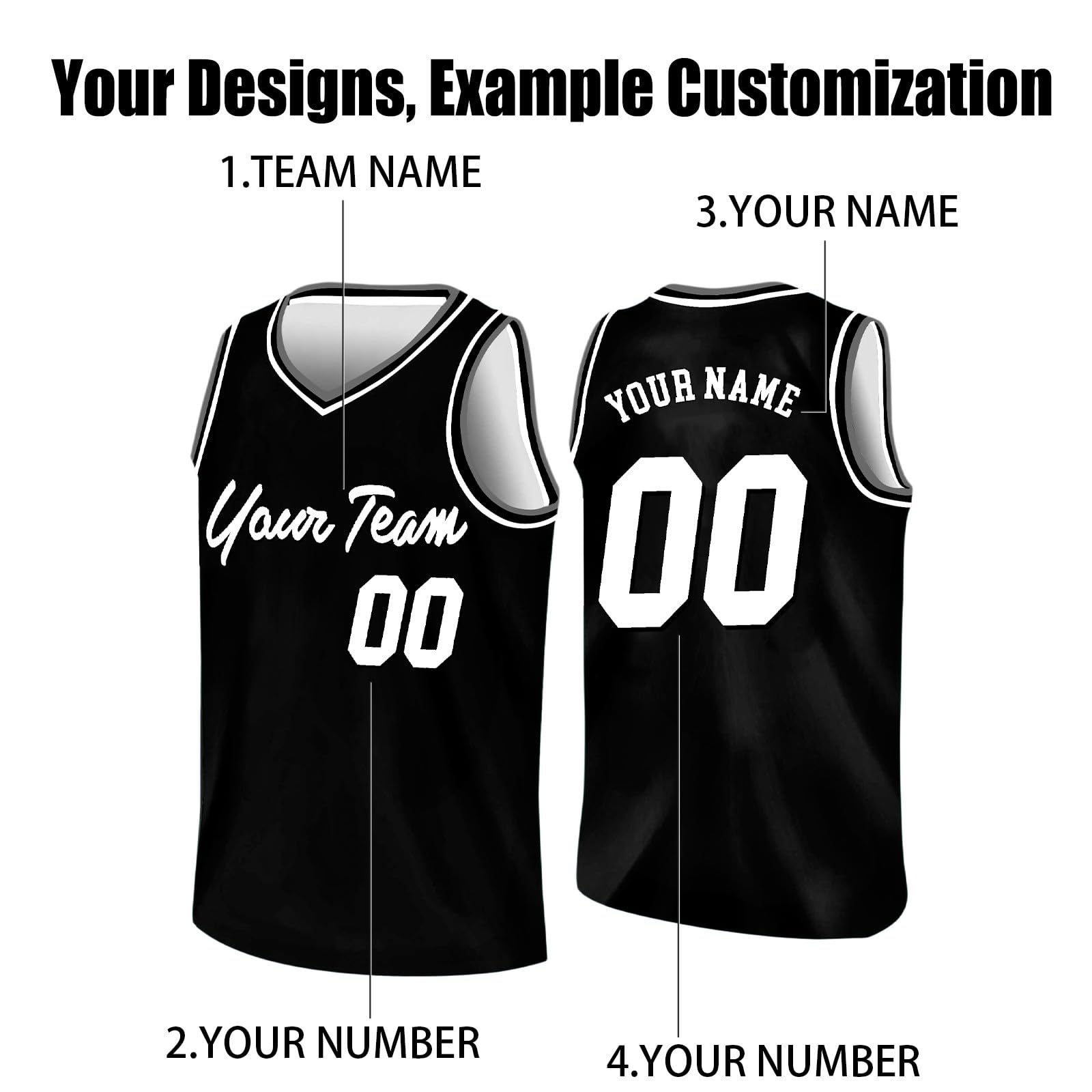 Personalisierte Basketball Trikot Shirt Herren Damen Kinder Basketball Jersey mit Name Nummer Teamname Jungen Männer Personalisierte Basketball Shirt