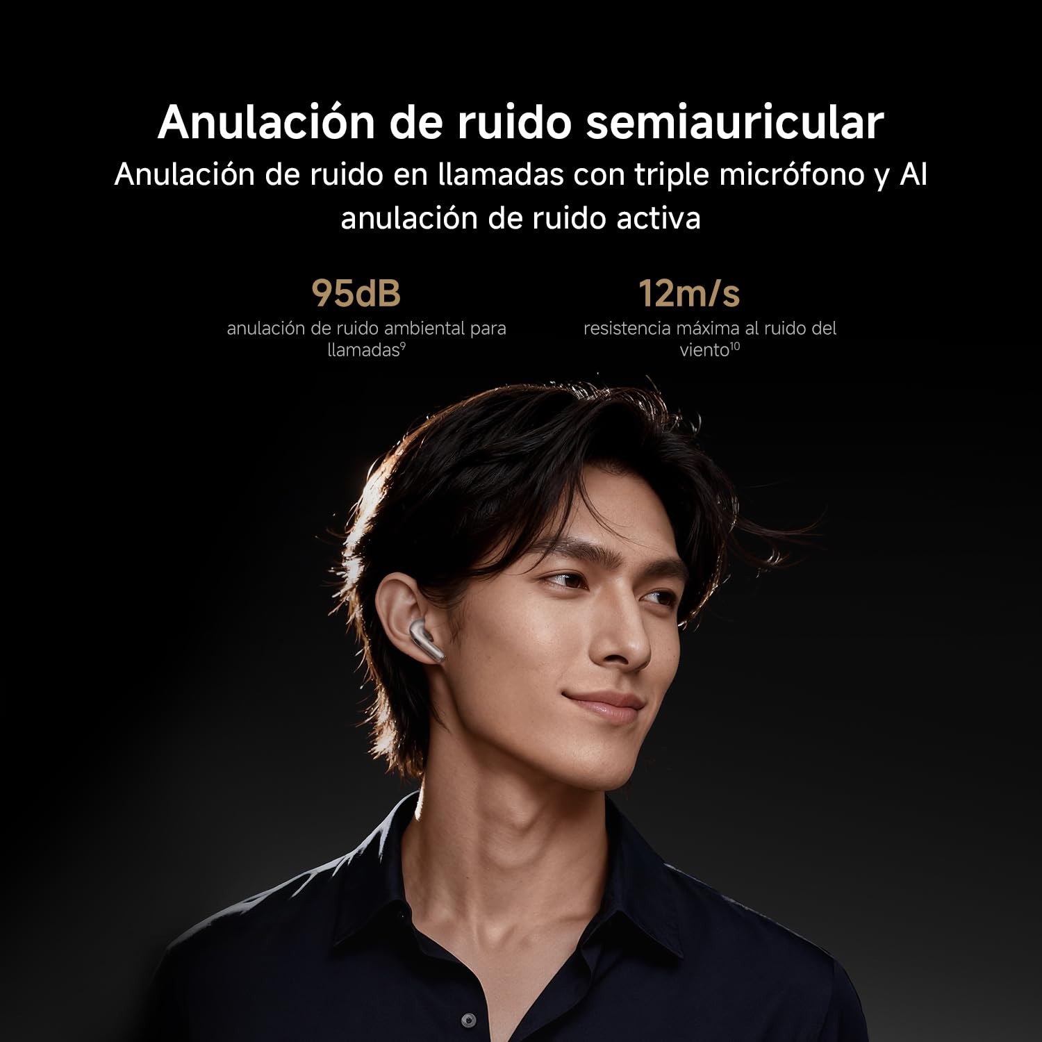 XIAOMI Buds 6, Auriculares Inalámbricos Verdaderos, Cancelación de Ruido con 3 Micrófonos, Harman AudioEFX, Circuito Magnético Triple, 35 h de Reproducción, App, IP54, Blanco