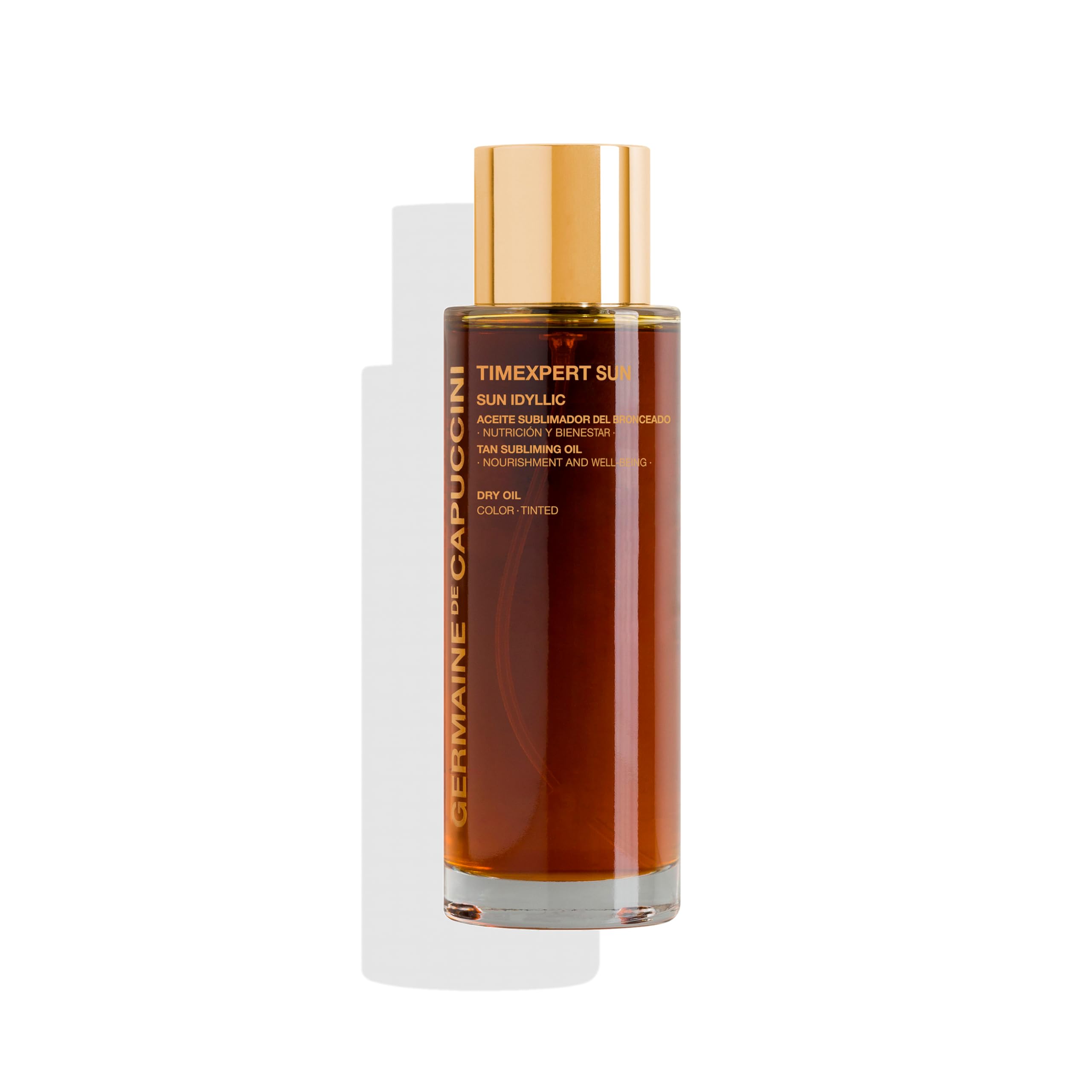 Germaine de Capuccini - Golden Caresse | Sun Idyllic Aceite Sublimador Del Bronceado - Aceite Bronceador Aftersun - Reconforta y protege la piel tras la exposición solar - 100ml