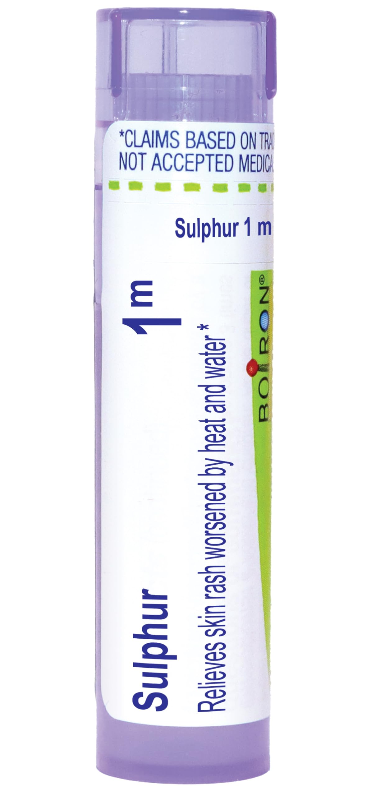 Boiron Sulphur 1M for Skin Rash Worsened by Heat & Water - 80 Pellets