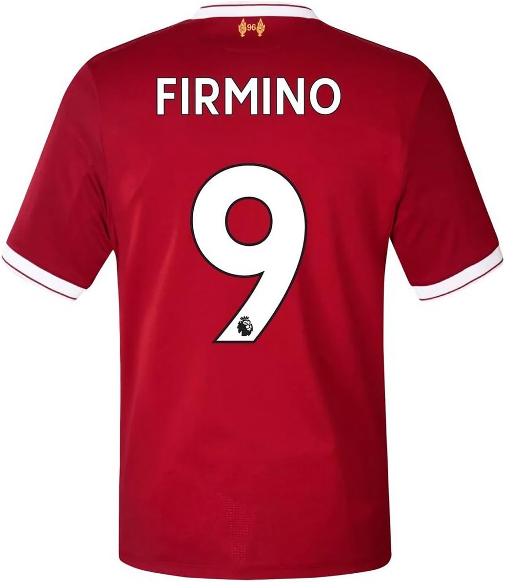 DumeStim 17/18 New Liverpool Home Firmino 9 Soccer Jersey Men's Red Size L