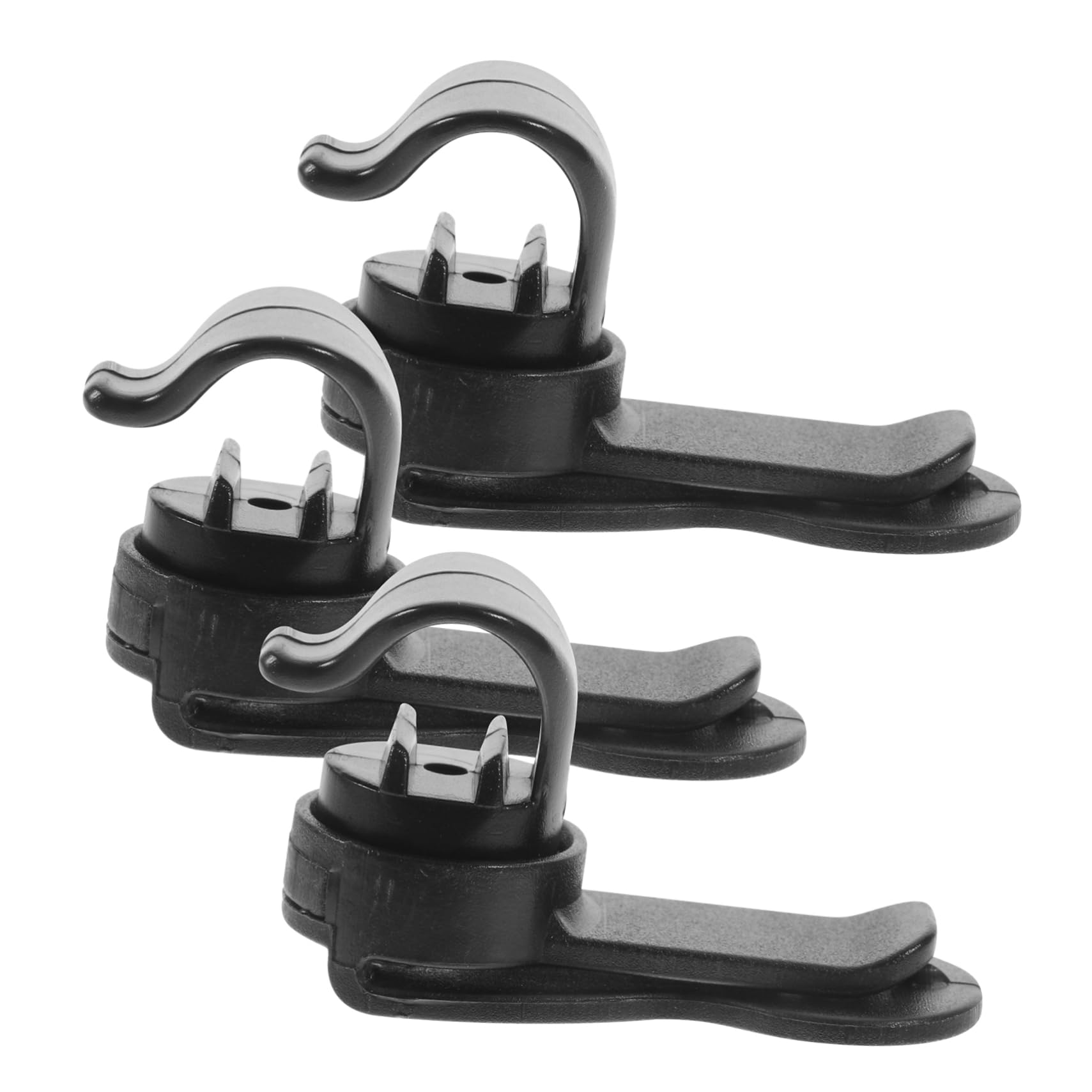 Kisangel 4 Ensembles Clips De Tuyau Hydratation pour À Boucles Multifonctions pour Sangles De Accessoires De Camping Et Randonnée Compatible avec Divers Tissus Et Structures 3 Pièces * 4