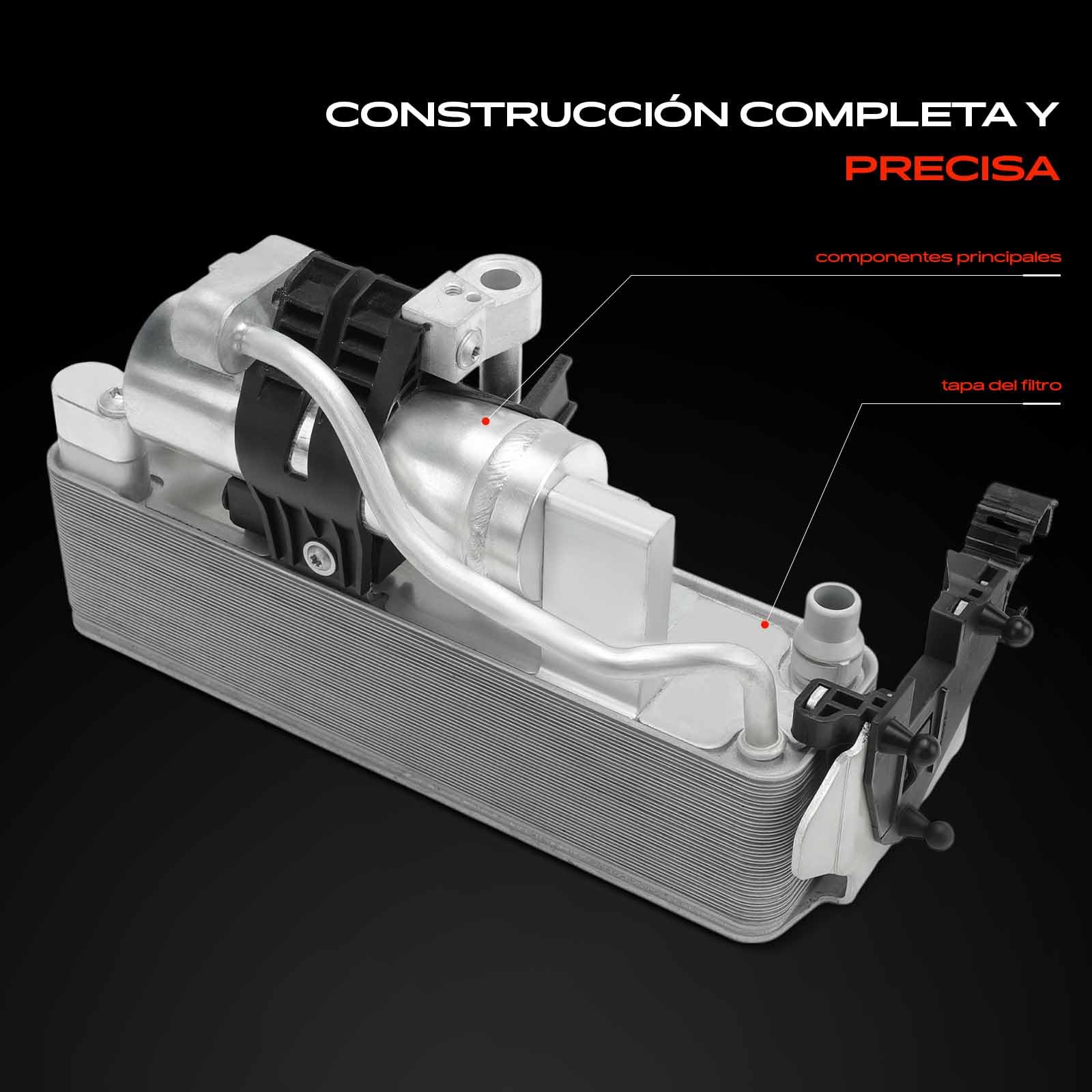 Frankberg Condensador de aire acondicionado con secador 64509471521 | Compatible con: 3 Gran Turismo F34, 4 Gran Coupé F36, Serie 1 F21, 4 Cabriolet F33 F83, 2 Coupé F22 F87, 2 Cabriolet F23