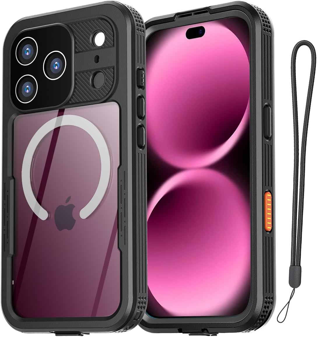 AICase Waterproof Case for iPhone 18 Pro Max with MagSafe Clear IP68