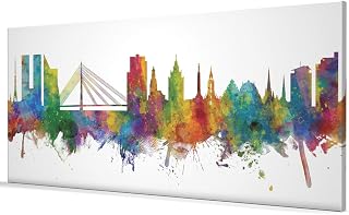Norwich England Skyline Box Canvas Print -1313