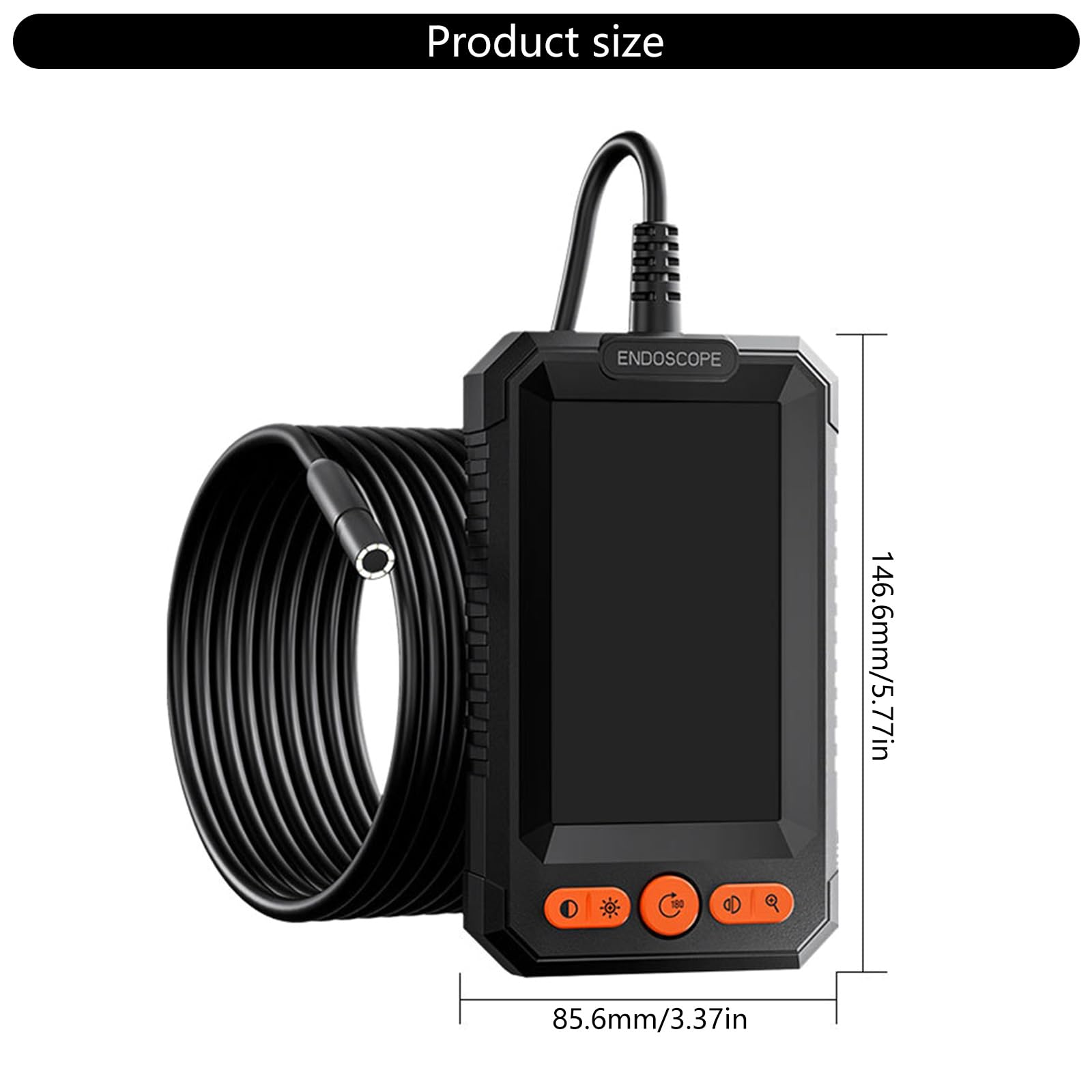 Appareil Photo D'inspection Sonde Flexible Étanche Pour Réparation Voiture L'entretien Des Voitures Environnement Difficile Avec Vidéo En Temps Réel