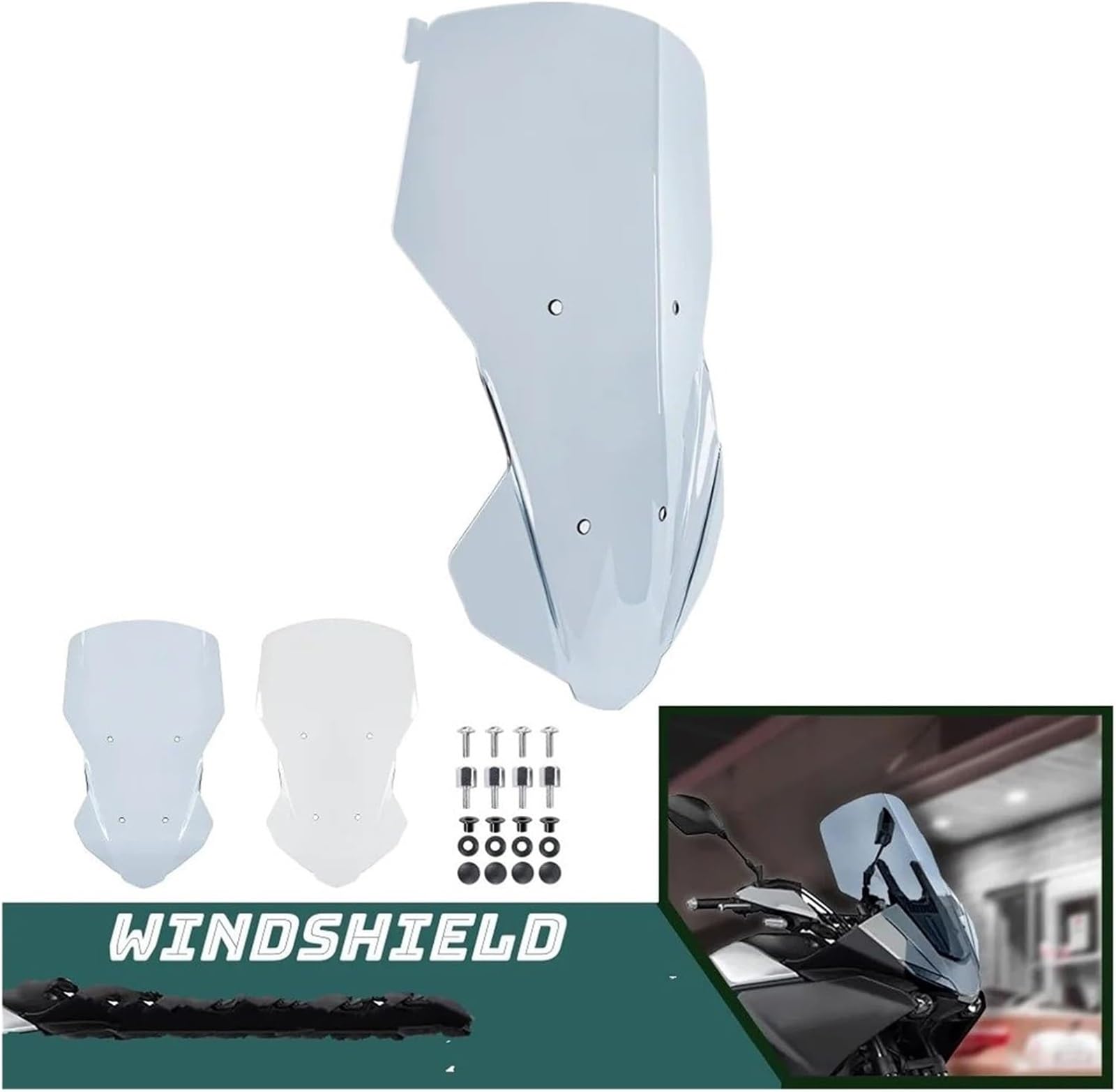 Deflettore antivento moto Parabrezza per moto per Tracer 7 per 700 per tracer