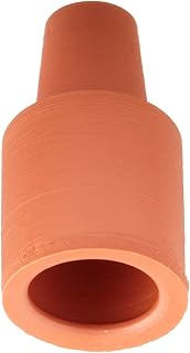 Wheaton 224100-060 Rubber 13mm Sleeve Style Stopper, Natural Red Rubber (Case of 1000)