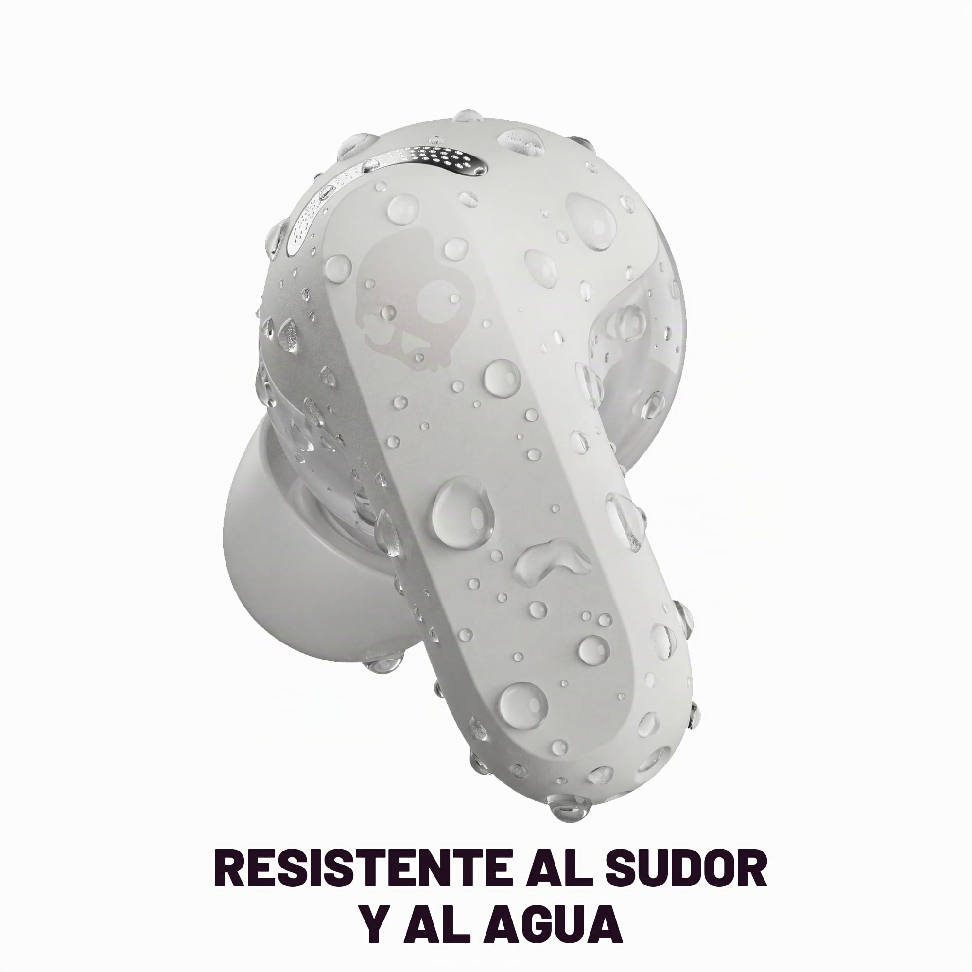 Skullcandy Rail ANC Auriculares In-Ear Inalámbricos con Cancelación de Ruido, 27 h de Autonomía, Micrófono, Compatibles con iPhone Android y Dispositivos Bluetooth. Bone