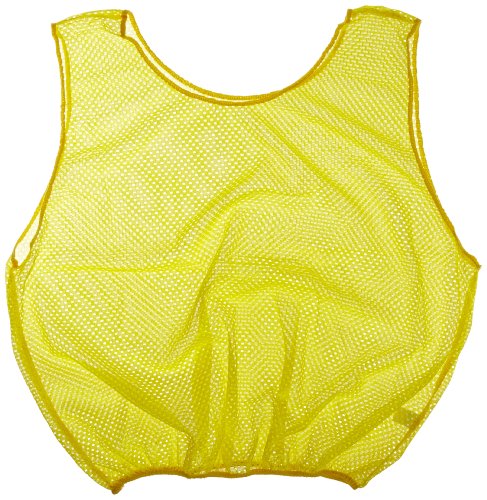 Sportime Mesh Scrimmage Vest - Adult Size - Yellow - 1328683