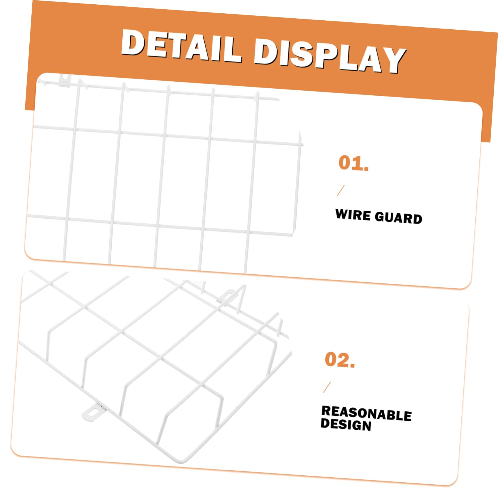 LIFKOME Emergency Light Wire Guard Cover Protective Cage for Exit Signs Indicator Lights Sturdy Design for Cinema Easy Installation Space Saving