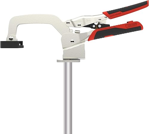 ARMOR TOOL Abrazadera de prensa de taladro, abrazadera de mesa de soldadura de 6 pulgadas con diseño de ajuste automático y agarres cómodos - 6DP-70W