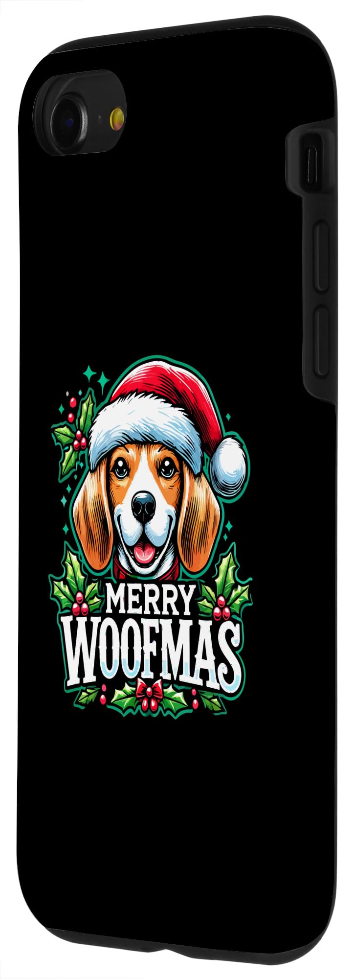 iPhone SE (2020) / 7 / 8 Merry Woofmas Beagle Lovers Christmas Case - Image 2