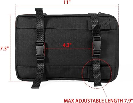 Borsa Attrezzi Moto In Ecopelle Imars &ndash; Universale Per Manubrio &ndash; Chopper Biker