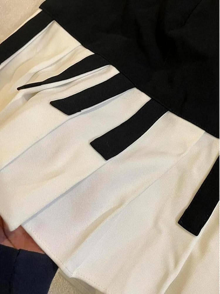 HiyyFloy Jupe Piano Pour Femme Y2k Streetwear Mini Jupe Piano Coquette