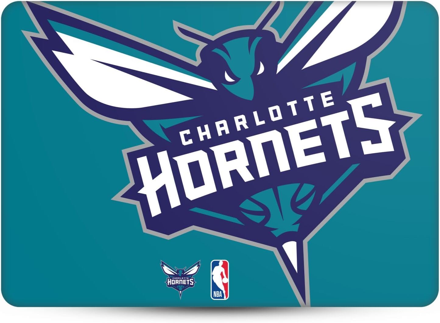 Head Case Designs Officially Licensed NBA Oversized Charlotte Hornets Logo Vinyl Sticker Skin Decal Cover Compatible with MacBook Pro 13" A1989 / A2159