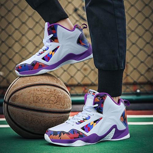 Miniatura 6 de WILTENA Zapatos de baloncesto antideslizantes para mujer, estilo de vida, deportivos, para correr, zapatos casuales para caminar