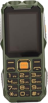 Zunate 2G Rugged Phone Unlocked, Cell Phone for Seniors, Easy to Use Big Button Mobile Phone for Elderly, Kids, 16800mAh, SOS Button, Flashlight, Dual SIM, Loud Voice, 2.4" ScreenGreen