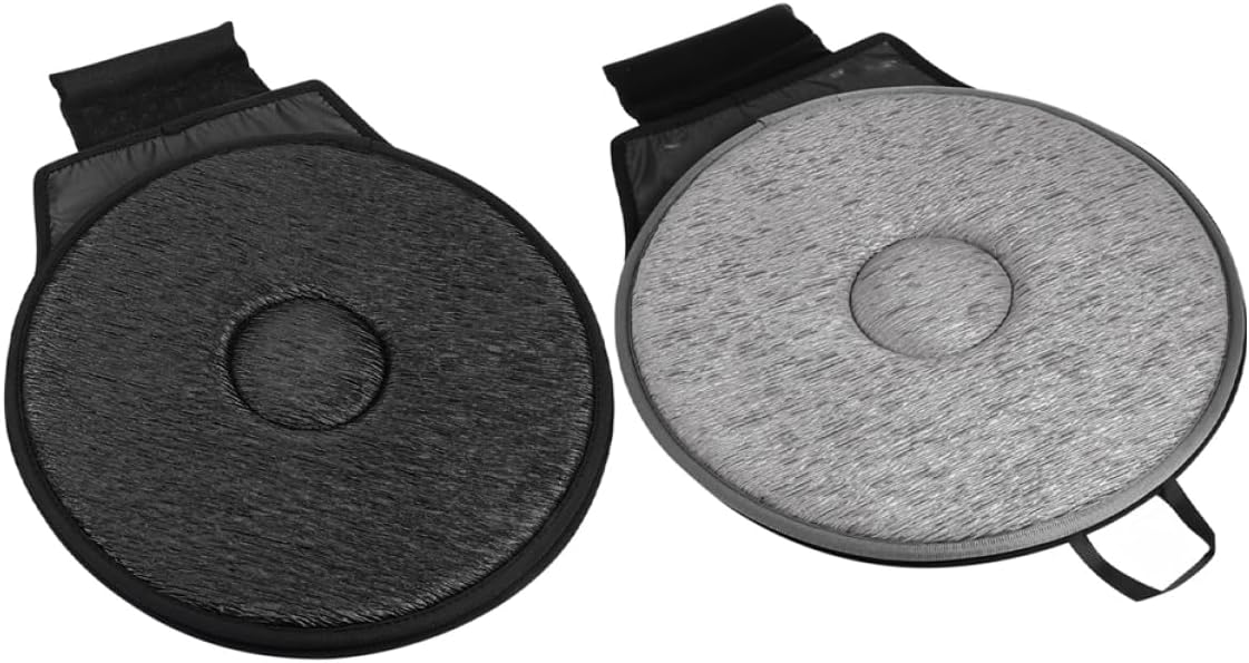 2pcs Rotating Swivel Seat Cushion Portable Car Seat Pads for Comfort and Support Material for Cars Office Wheelchair