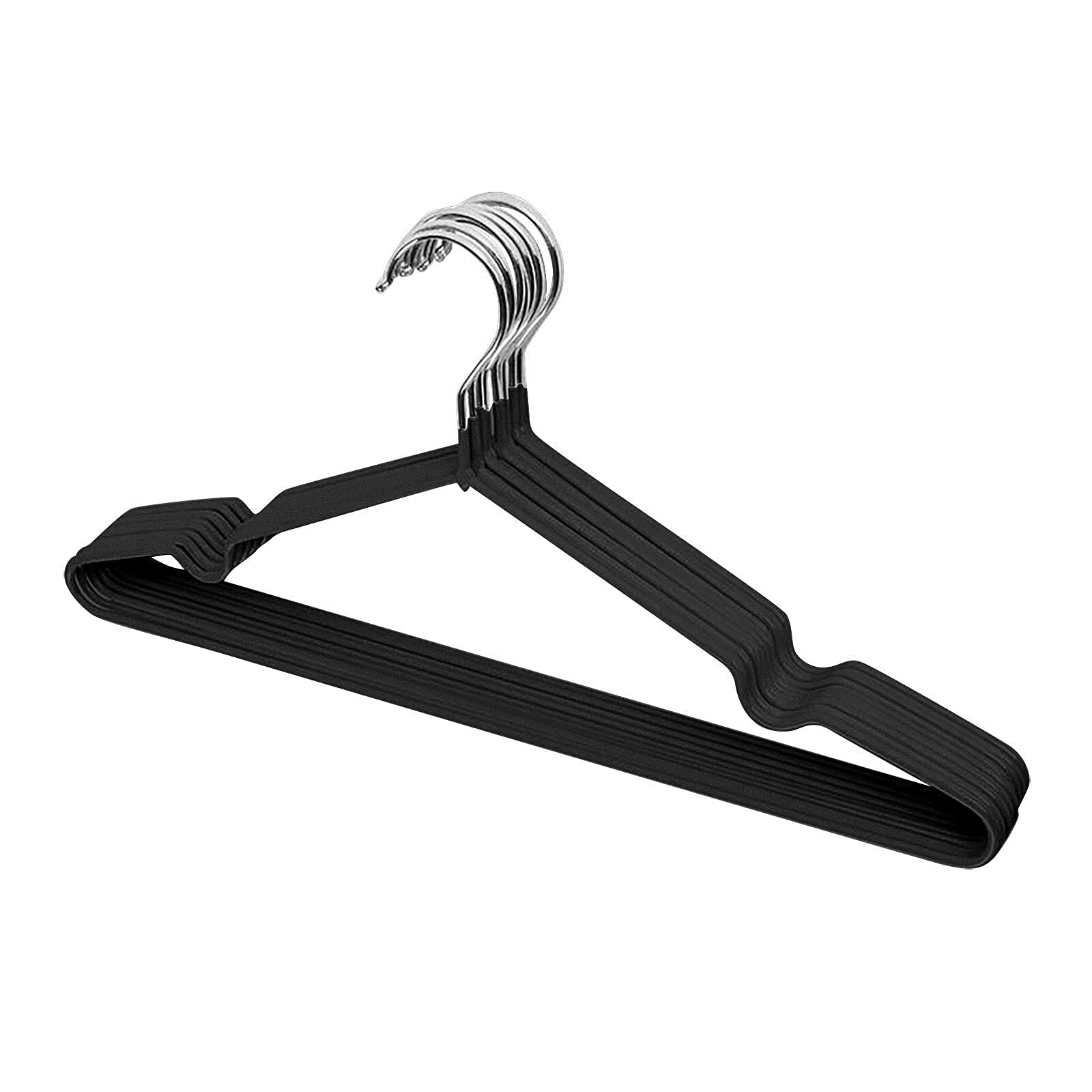 Cintres colorés rUrEu pour séchage extérieur et penderie gain de place, lot de 10 pièces
