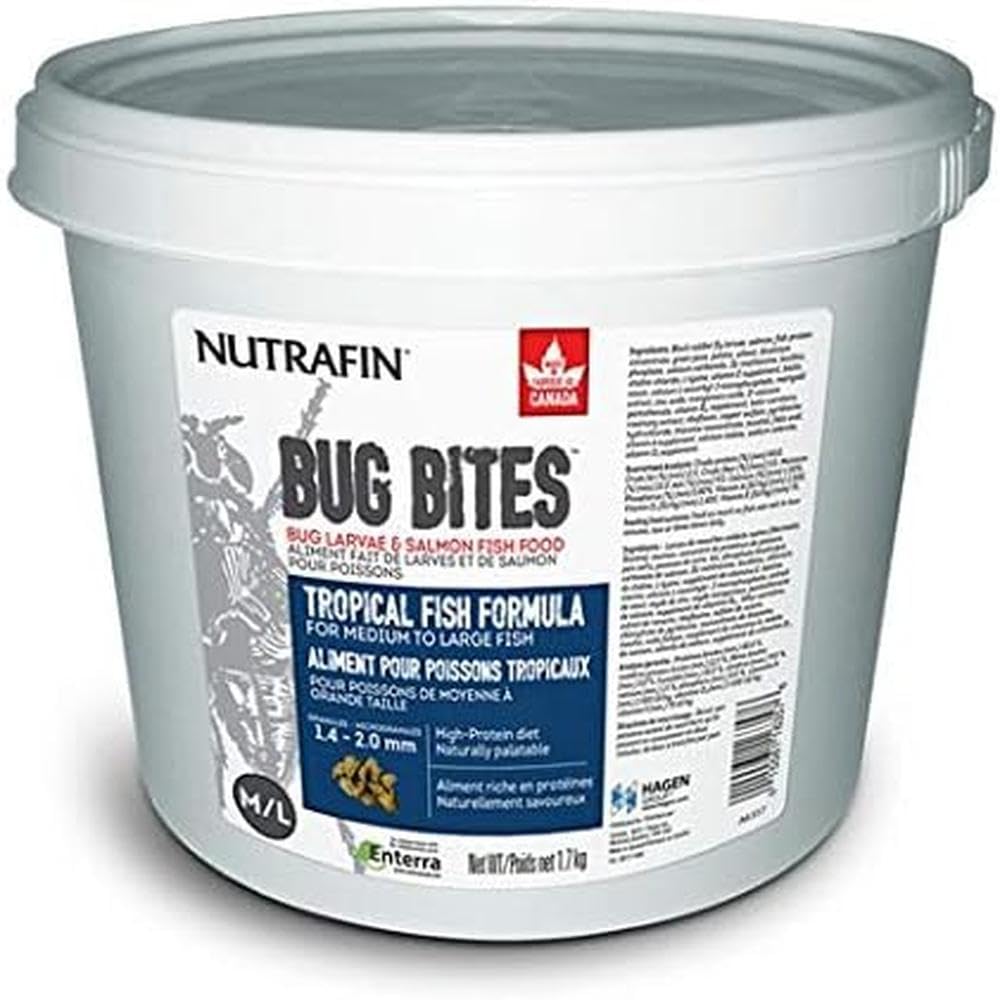 Fish Food Flakes Bug Bites Colour Enhancing Formula U2013 Medium
