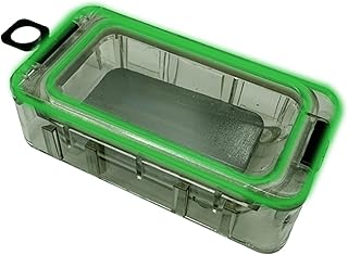 バスフィッシング用ベイトボックス | 暗所発光機能付き防水加工 - 釣り餌収納用タックルボックス | ルアー フック ジグ 海 川 釣り 初心者 ベテラン 愛好家 熱心な釣り人 向け フィッシング ギア 収納 ケース