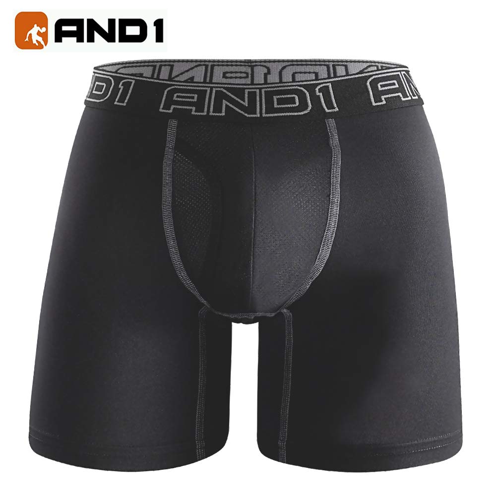 AND1 Sport Boxershorts 5er Pack Unterwäsche Herren Unterhosen Männer Retroshorts Boxer Brief Sportunterwäsche Retro Pants Mit regulärem oder langem Bein