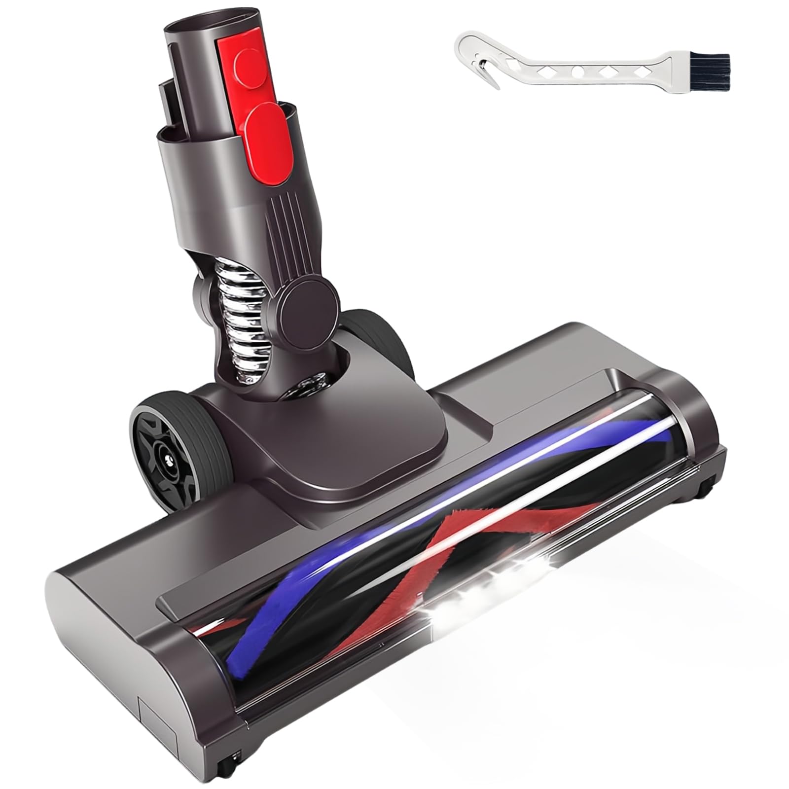 Brosse pour aspirateur Dyson V7 V8 V10 V11 V15 avec éclairage LED détection poussière