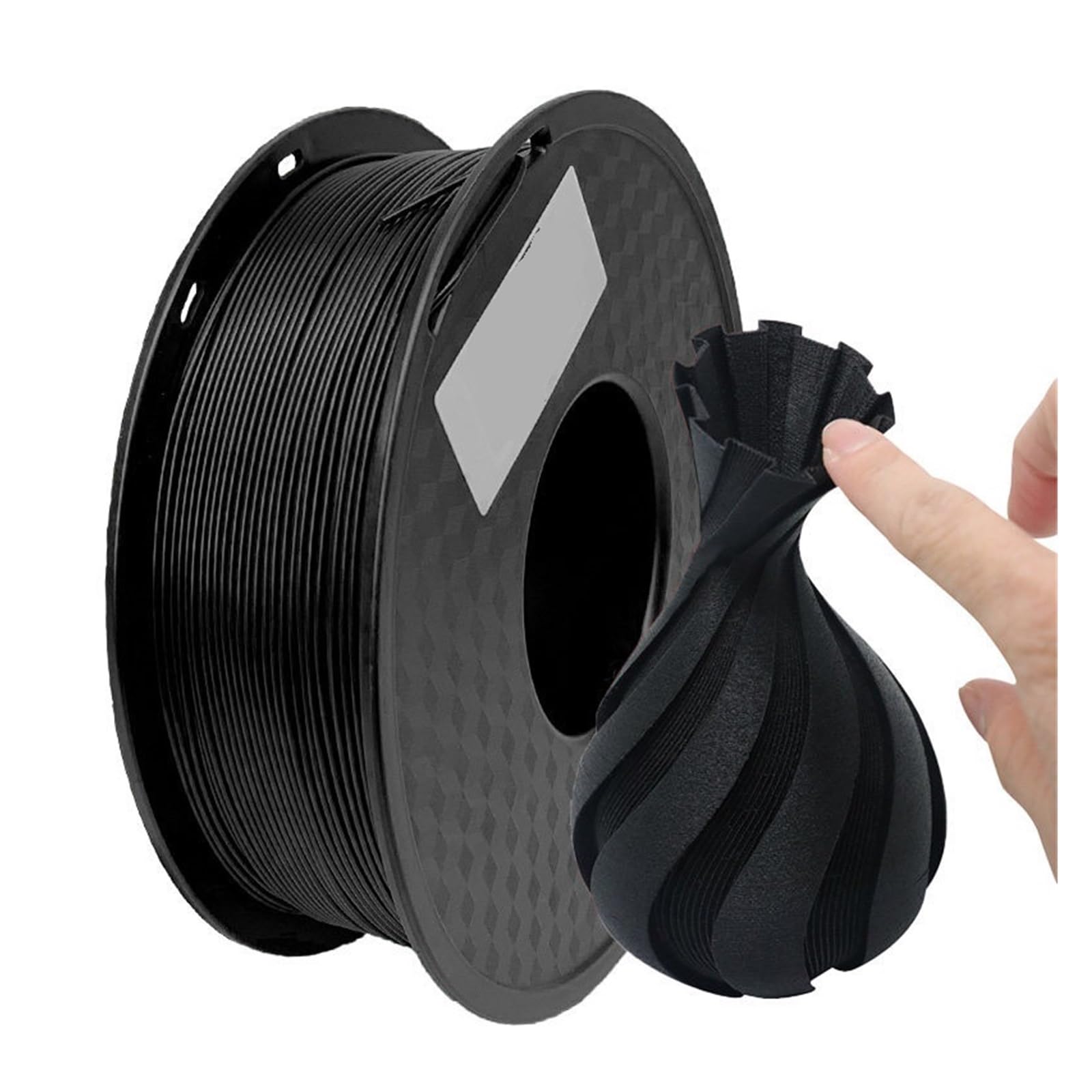 0,5 kg/1 kg impresora 3D filamento PLA conductor filamento especial conductor de alta velocidad TPU negro 1,75 mm(Conductive TUP Black 1kg)