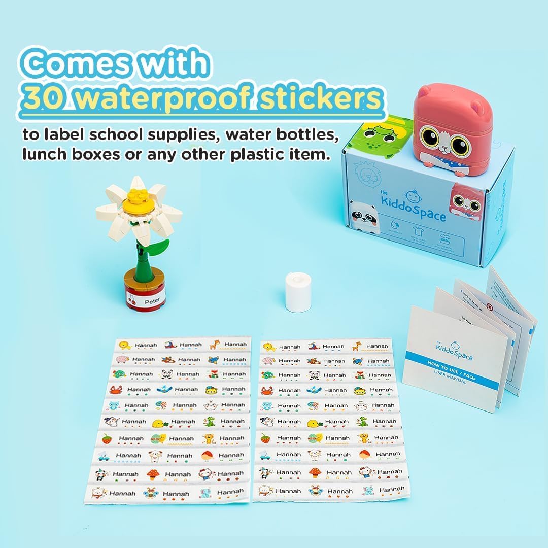 Amazon.co.jp: KiddoSpace ネームスタンプ 衣類 子供用 防水