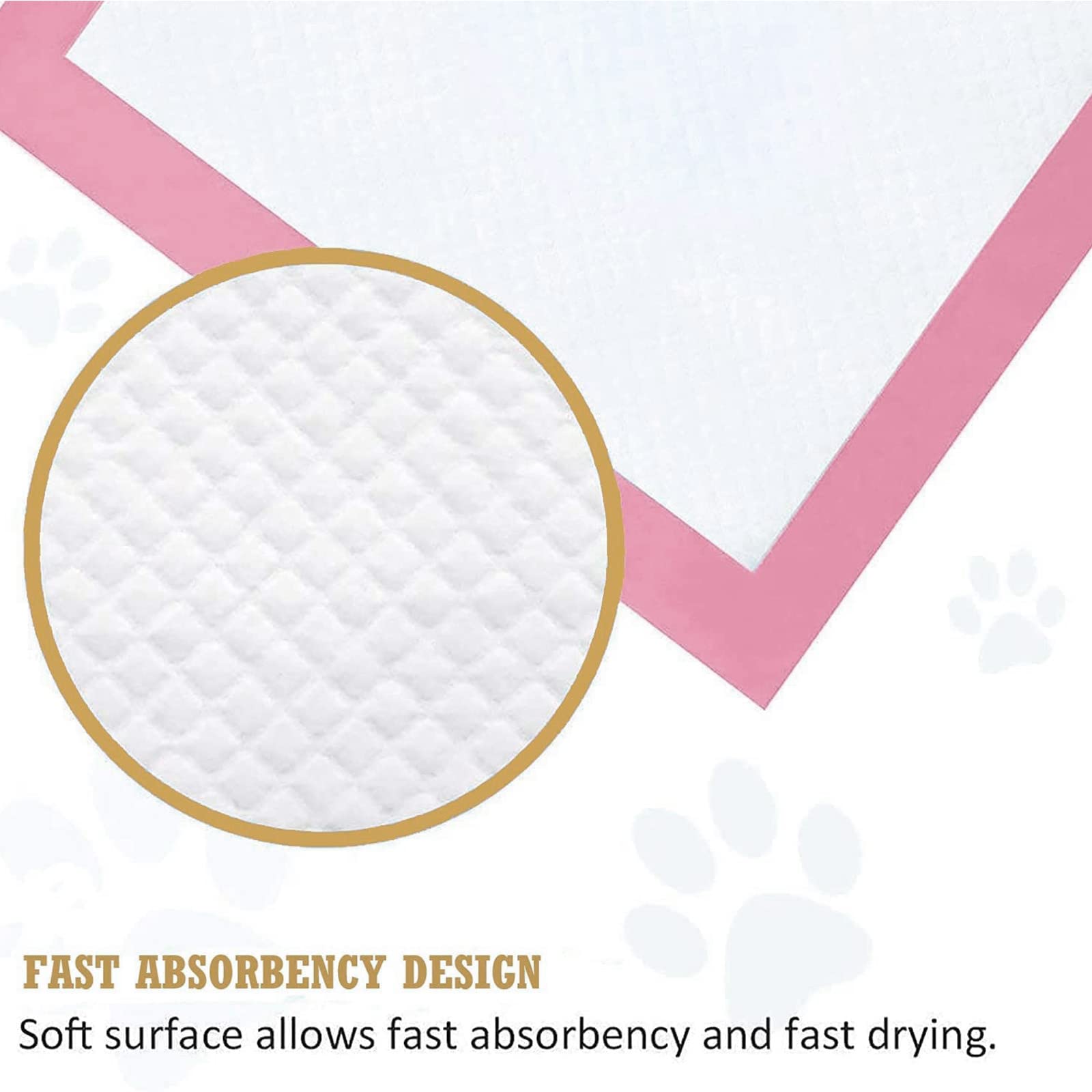Empapadores Perros, Toallitas De Entrenamiento para Mascotas,Alfombrillas Higiénica Desechables para Mascotas, para Entrenamiento para 100% Libre De Fugas Ultraabsorbente