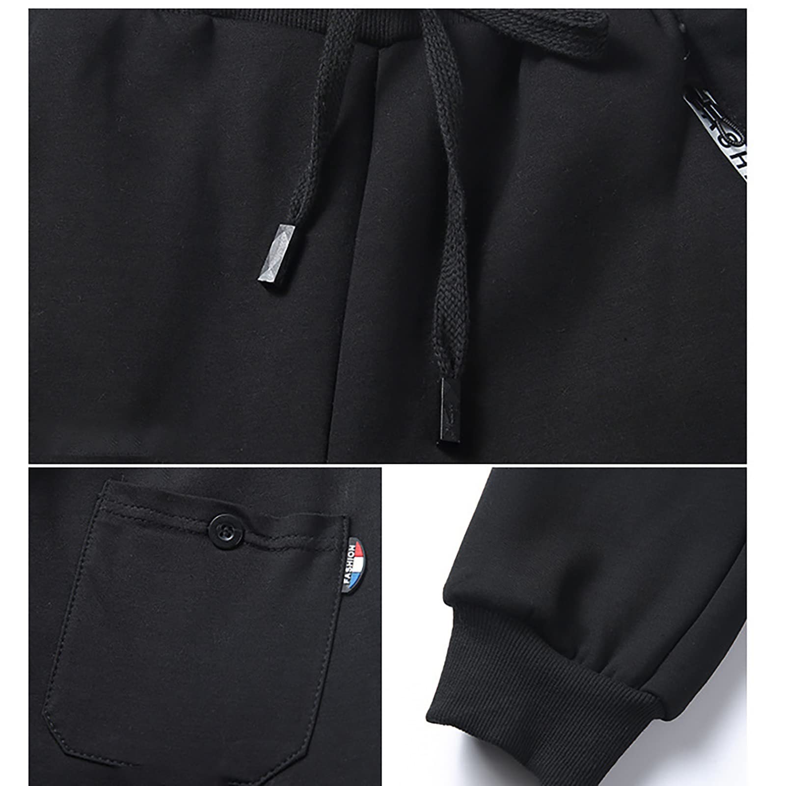 Pantalones De Invierno Para Hombre, Pantalones De Chándal Con Forro Polar Sherpa, Pantalones De Chándal Con Cordón, Pantalones Deportivos Cálidos De Invierno Para Correr