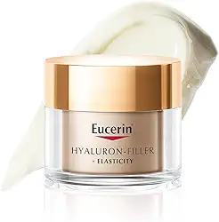 EUCERIN Creme Facial Anti-idade Firmador Noite 50ml, Elasticity, Pele Madura, Hyaluron-Filler, Ácido Hialurônico, Antirrugas
