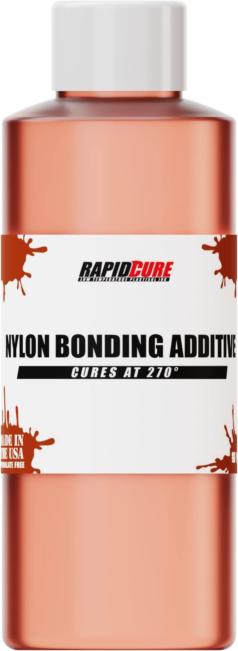 Rapid Cure® Nylon Bonding Additive - Screen Print Freely On Nylon Now with No Concerns. for Use with Any of Your Favorite Plastisol Inks. (8oz)