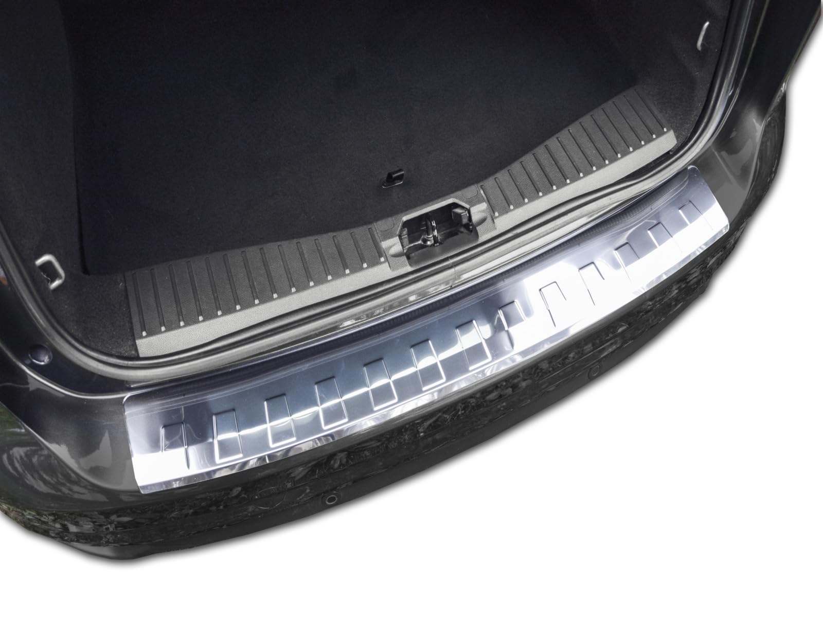 J&J Automotive Protezione Bordo Carico Paraurti Posteriore Per Jeep Renegade (dal 2015) - In Acciaio Inox, Design Elegante, Facile Installazione