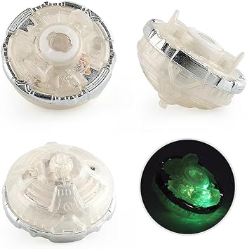 Ailan Burst Fast 4D Top Base LED Flash B Series Burst Toy White Unmatched Durability Metal