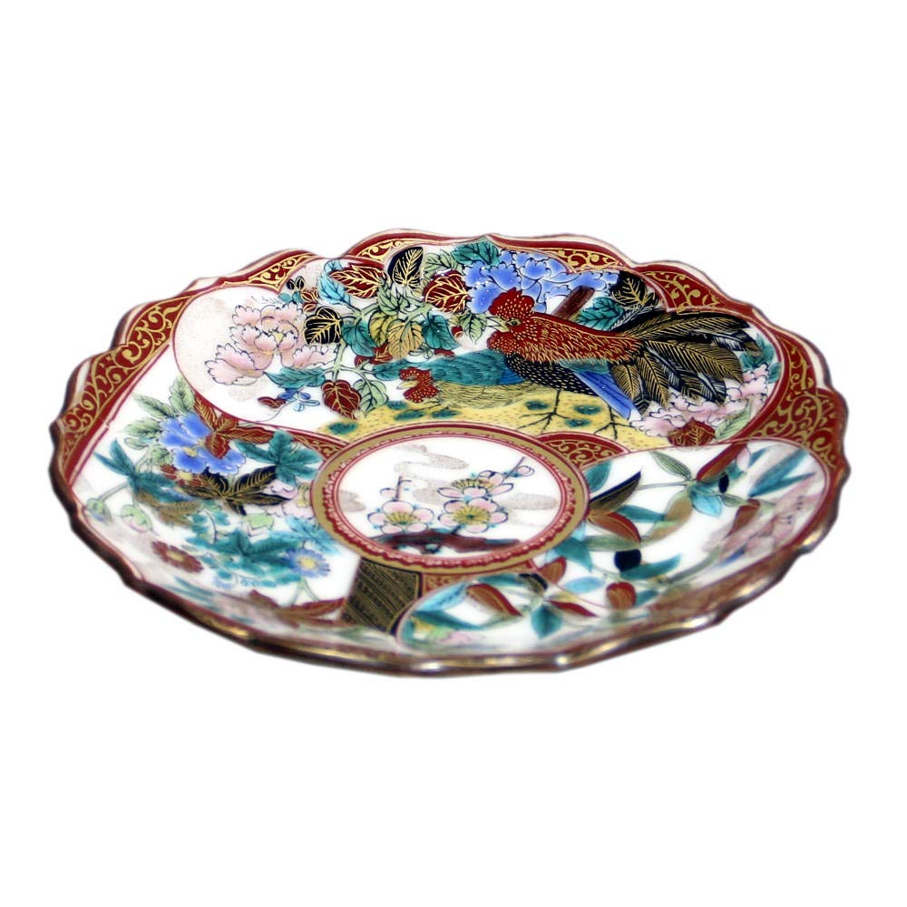 ☆博物館級九谷焼庄三大皿 ☆博物館級九谷焼庄三大皿 ☆博物館級九谷焼庄三大皿 ☆博物館級九谷焼