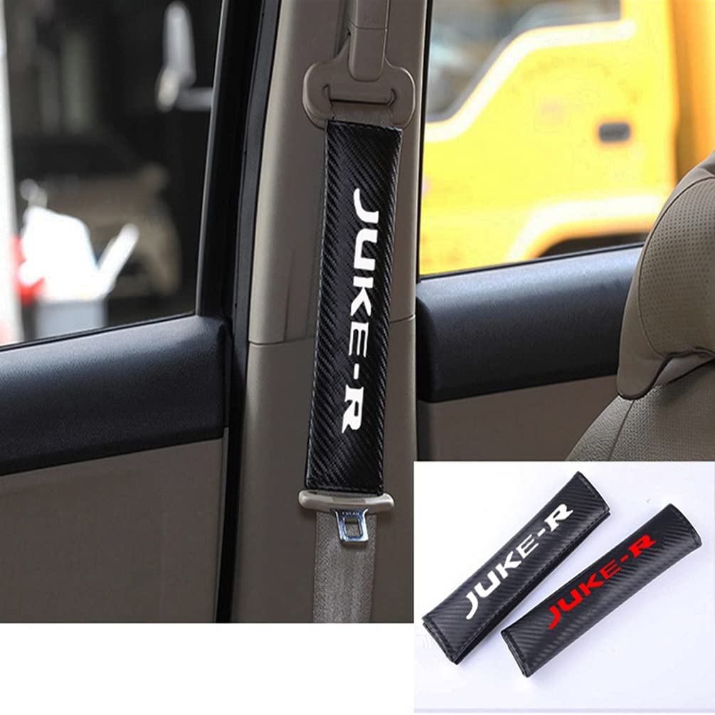 Voor Nissan Juke Ademende Lederen Auto-Interieur Veiligheidsgordel Hoezen Verwijderbare Autogordel Comfort Pads Veiligheidsgordelhoezen Bescherming Accessoires 2 Stuks