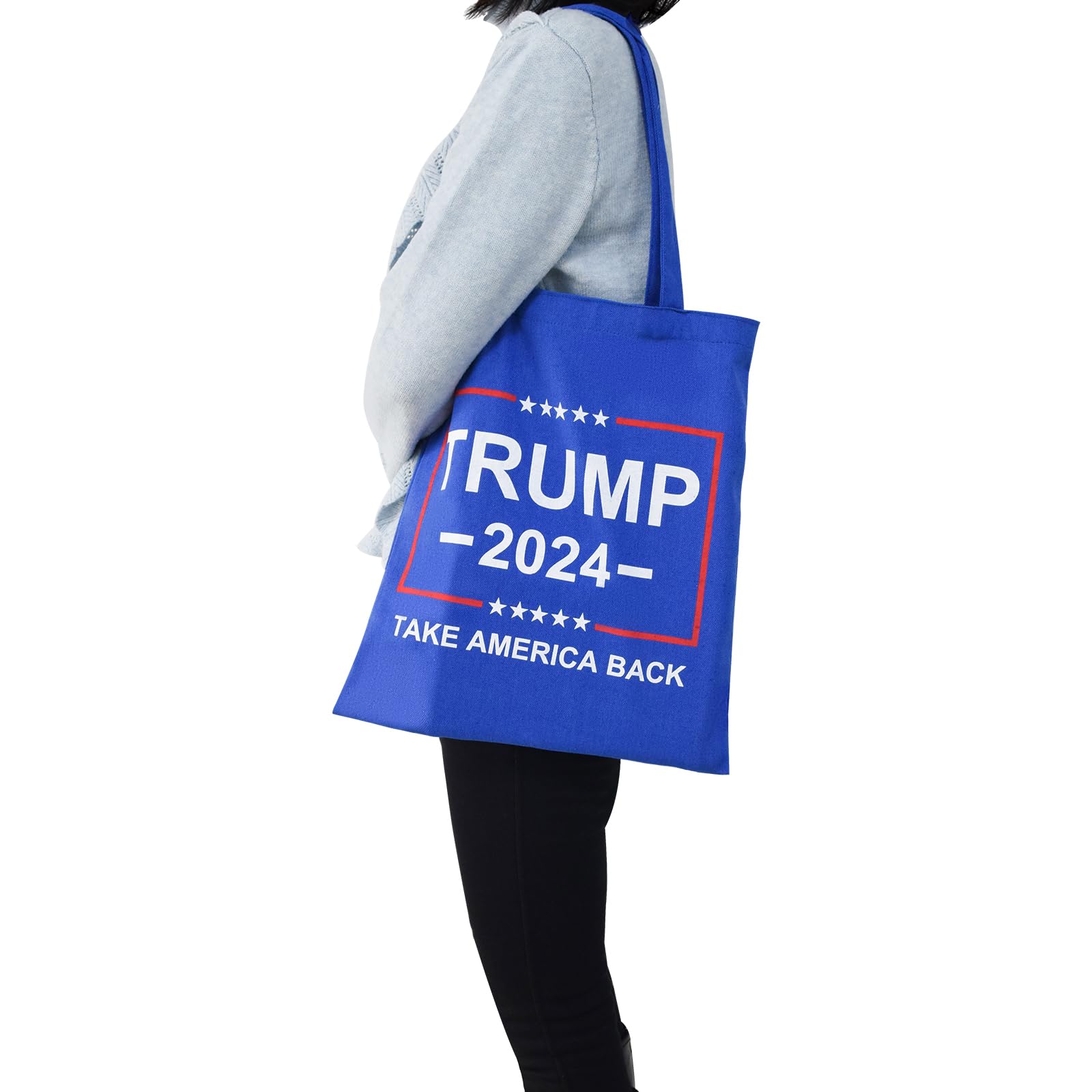 Amazon.com: CNaiyunpin Trump 2024 Tote Bag - Take America Back 