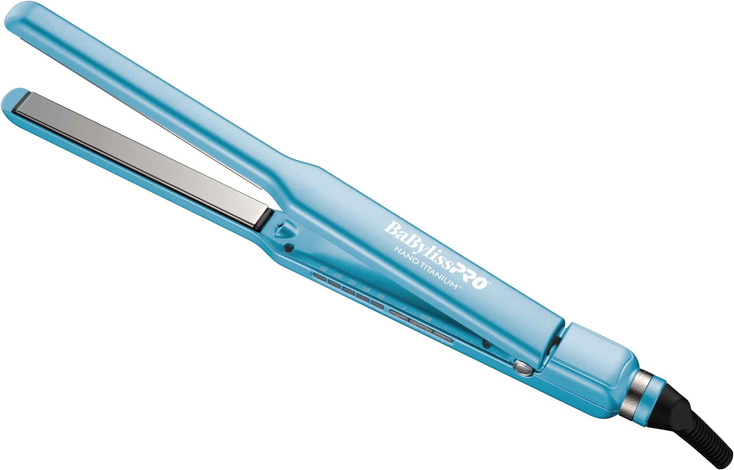 Nano Titanium Ionic Flat Iron Hair Straightener, 1/2" Hair Straightener Iron for Smooth, Shiny, Frizz- Free Hair and All Hair Types