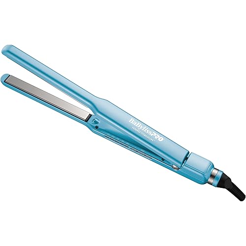 BabylissPRO Nano Titanium Specialty Ionic Hair Straightener, Professional Flat Iron For All Hair Types