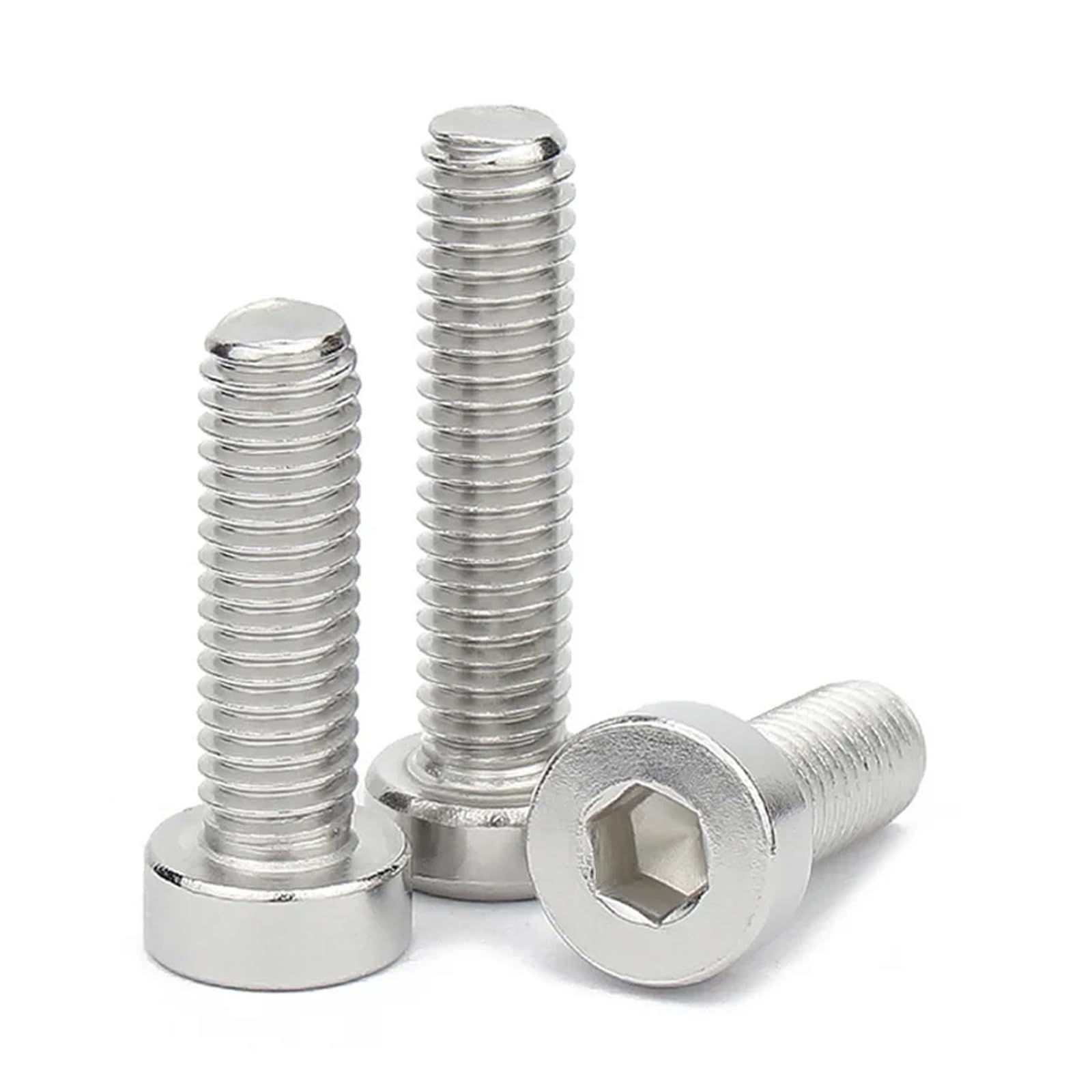 10 Pezzi M3 M4 M5 M8 M10 M12 Viti for macchinari a Testa cilindrica Sottile e Corta con esagono Incassato DIN794(55mm x10pcs,M8)
