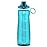 Pogo 32oz Plastic Water Bottle with Soft Straw Lid and Carry Handle, Reusable, BPA Free, Dishwasher Safe, Perfect for Travel, School, Outdoors, and Gym, Sky