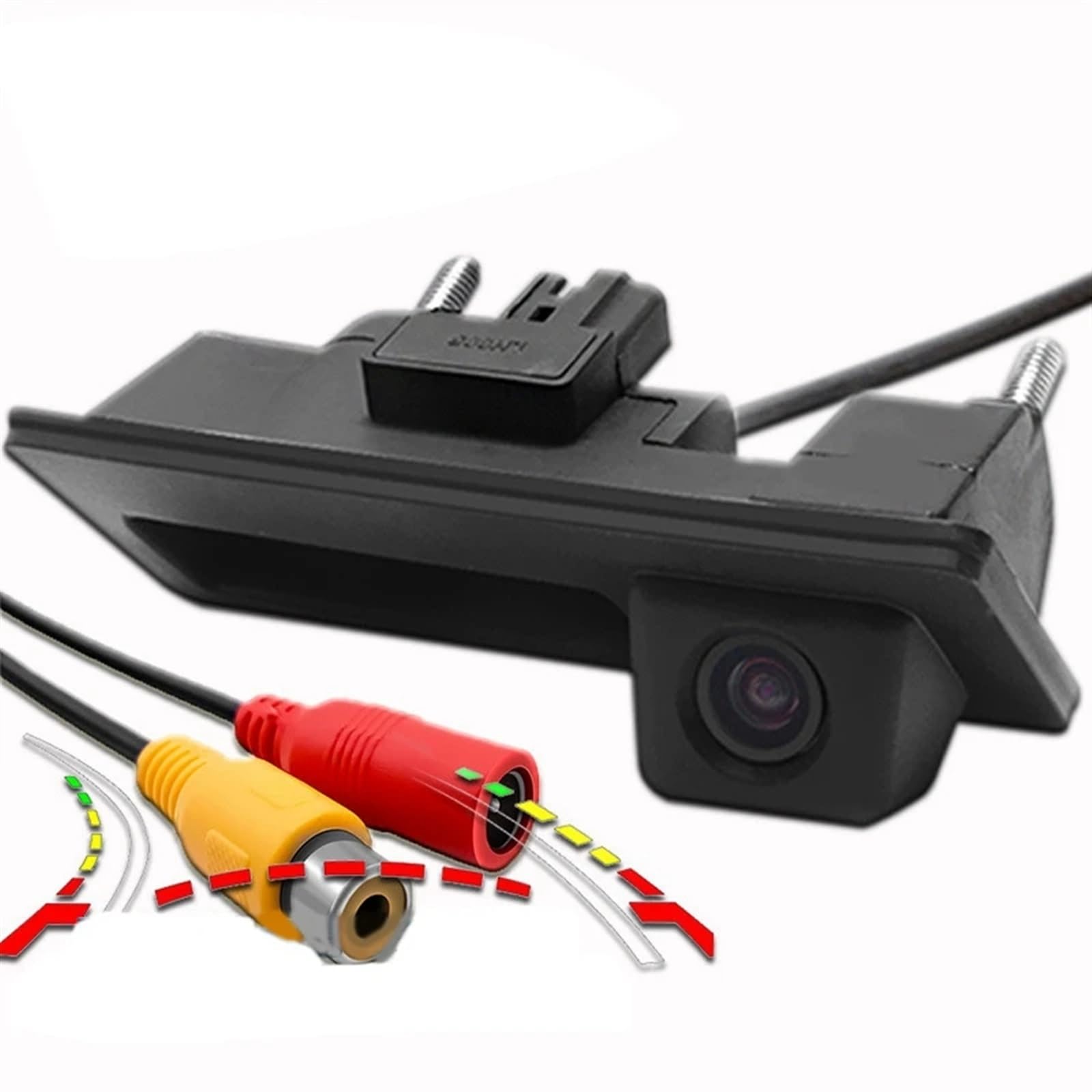 Camara Coche Marcha para A3 A4 A6 cámara de Marcha atrás de trayectoria dinámica de Coche cámara para asa de Maletero Cámara Aparcamiento