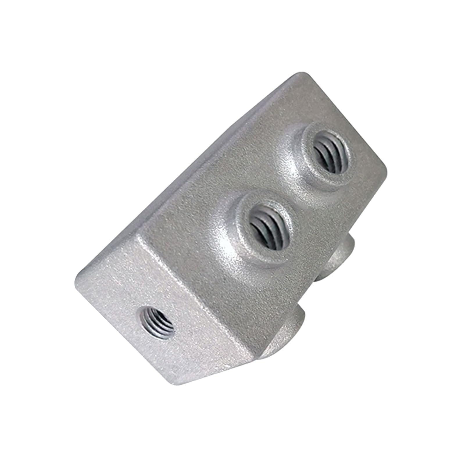 Nvoqilin 20X20 M8pass Through Aluminum Alloy Joint Square Tube Connector Connection Fastener For Furniture Framing And Structural Enduring Connection Fastener
